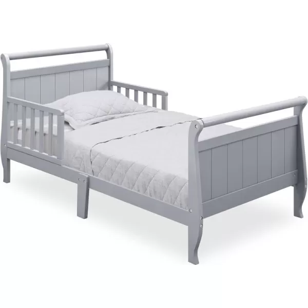 Wood Toddler Bed Sleigh, Crib, Black Cherry Espresso