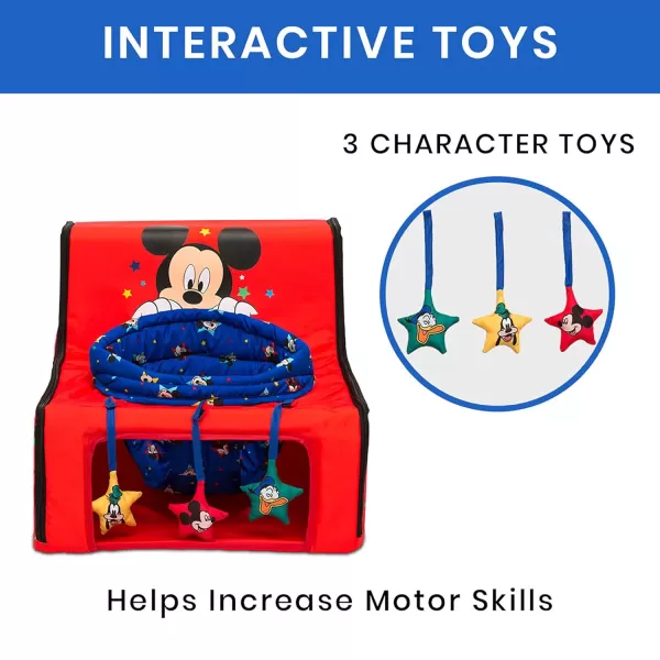 Disney Minnie Mouse Sit N Play Portable Activity Seat for Babies by Delta Children – Floor Seat for Infants