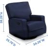imageChambers Bay Recliner Glider Swivel Chair Adult Navy