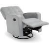 imageDelta Home Grant Glider Swivel Chair Featuring LiveSmart CulpStainResistant Repels Moisture Kid ampamp PetFriendly Fabric Adult LinenMist