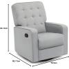 imageDelta Home Grant Glider Swivel Chair Featuring LiveSmart CulpStainResistant Repels Moisture Kid ampamp PetFriendly Fabric Adult LinenMist
