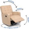 imageDelta Home Grant Glider Swivel Chair Featuring LiveSmart CulpStainResistant Repels Moisture Kid ampamp PetFriendly Fabric Adult LinenSisal