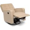 imageDelta Home Grant Glider Swivel Chair Featuring LiveSmart CulpStainResistant Repels Moisture Kid ampamp PetFriendly Fabric Adult LinenSisal