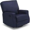 imageChambers Bay Recliner Glider Swivel Chair Adult Navy