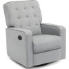 imageDelta Home Grant Glider Swivel Chair Featuring LiveSmart CulpStainResistant Repels Moisture Kid ampamp PetFriendly Fabric Adult LinenMist
