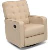 imageDelta Home Grant Glider Swivel Chair Featuring LiveSmart CulpStainResistant Repels Moisture Kid ampamp PetFriendly Fabric Adult LinenSisal
