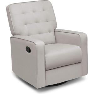 imageDelta Home Grant Glider Swivel Chair Featuring LiveSmart CulpStainResistant Repels Moisture Kid ampamp PetFriendly Fabric Adult LinenLinen