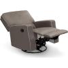 imageChambers Bay Recliner Glider Swivel Chair Adult Graphite wDove Grey Welt