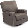 imageChambers Bay Recliner Glider Swivel Chair Adult Graphite wDove Grey Welt