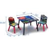 imageDelta Children Kids Table and Chair Set With Storage 2 Chairs Included  Ideal for Arts ampamp Crafts Snack Time Homeschooling Homework ampamp More DisneyPixar Toy Story 4Cars
