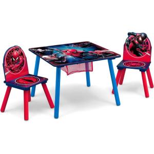 imageDelta Children Kids Table and Chair Set With Storage 2 Chairs Included  Ideal for Arts ampamp Crafts Snack Time Homeschooling Homework ampamp More DisneyPixar Toy Story 4SpiderMan