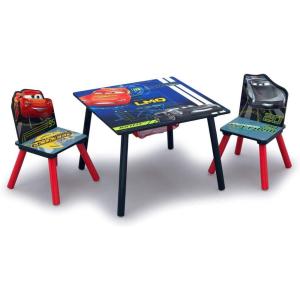 imageDelta Children Kids Table and Chair Set With Storage 2 Chairs Included  Ideal for Arts ampamp Crafts Snack Time Homeschooling Homework ampamp More DisneyPixar Toy Story 4Cars