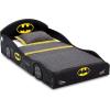 imageDC Comics Batman Batmobile Car Deluxe Toddler Bed with Attached GuardrailsToddler bed  Crib Mattress