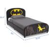 imageDelta Children Upholstered Twin Bed DC Comics BatmanTwin Bed