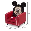 imageDelta Children Figural Upholstered Kids Chair Wood Disney Mickey MouseDisney Mickey Mouse