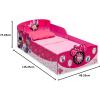 imageDelta Children Interactive Wood Toddler Bed Disney Mickey MouseMinnie Mouse