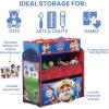 imageDelta Children MultiBin Toy Organizer PJ MasksPaw Patrol Rescue Pups