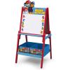 imageDelta Children Wooden DoubleSided Easel with Storage  Greenguard Gold Certified Disney Mickey MouseNick Jr PAW Patrol