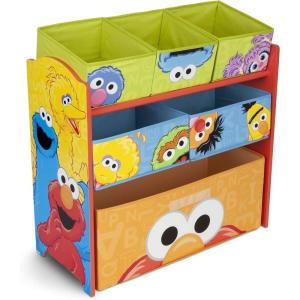 imageDelta Children MultiBin Toy Organizer PJ MasksSesame Street