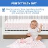imageDelta Children 100 Cotton Flannel Baby Receiving Blankets for Girls and Boys  30x30 Inches Pack of 2 Pink FloralPink Floral
