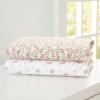 imageDelta Children 100 Cotton Flannel Baby Receiving Blankets for Girls and Boys  30x30 Inches Pack of 2 Pink FloralPink Floral