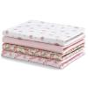 imageDelta Children 100 Cotton Flannel Baby Receiving Blankets for Girls and Boys  30x30 Inches Pack of 2 Pink FloralPink Floral
