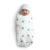 imageDelta Children 100 Cotton Flannel Baby Receiving Blankets for Girls and Boys  30x30 Inches Pack of 2 Pink FloralSafari Friends