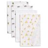 imageDelta Children 100 Cotton Flannel Baby Receiving Blankets for Girls and Boys  30x30 Inches Pack of 2 Pink FloralSafari Friends