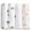 imageDelta Children 100 Cotton Flannel Baby Receiving Blankets for Girls and Boys  30x30 Inches Pack of 2 Pink FloralSafari Friends