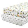 imageDelta Children 100 Cotton Flannel Baby Receiving Blankets for Girls and Boys  30x30 Inches Pack of 2 Pink FloralSafari Friends