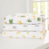 imageDelta Children 100 Cotton Flannel Baby Receiving Blankets for Girls and Boys  30x30 Inches Pack of 2 Pink FloralSafari Friends