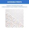 imageDelta Children 100 Cotton Flannel Baby Receiving Blankets for Girls and Boys  30x30 Inches Pack of 2 Pink FloralSpace Exploration