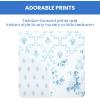 imageDelta Children 100 Organic Jersey Cotton Baby Receiving Blankets for Girls and Boys  30x40 Inches  GOTS Certified Pack of 2 Sea LifeBlue Botanicals