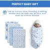 imageDelta Children 100 Organic Jersey Cotton Baby Receiving Blankets for Girls and Boys  30x40 Inches  GOTS Certified Pack of 2 Sea LifeBlue Botanicals