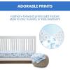 imageDelta Children 100 Organic Jersey Cotton Baby Receiving Blankets for Girls and Boys  30x40 Inches  GOTS Certified Pack of 2 Sea LifeBlue Botanicals