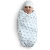 imageDelta Children 100 Organic Jersey Cotton Baby Receiving Blankets for Girls and Boys  30x40 Inches  GOTS Certified Pack of 2 Sea LifeBlue Botanicals