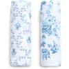 imageDelta Children 100 Organic Jersey Cotton Baby Receiving Blankets for Girls and Boys  30x40 Inches  GOTS Certified Pack of 2 Sea LifeBlue Botanicals