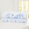 imageDelta Children 100 Organic Jersey Cotton Baby Receiving Blankets for Girls and Boys  30x40 Inches  GOTS Certified Pack of 2 Sea LifeBlue Botanicals