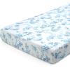 imageDelta Children 100 Organic Jersey Cotton Baby Receiving Blankets for Girls and Boys  30x40 Inches  GOTS Certified Pack of 2 Sea LifeBlue Botanicals