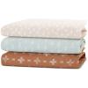 imageDelta Children 100 Organic Jersey Cotton Baby Receiving Blankets for Girls and Boys  30x40 Inches  GOTS Certified Pack of 2 Sea LifeNeutral Boho