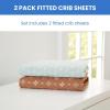 imageDelta Children 100 Organic Jersey Cotton Baby Receiving Blankets for Girls and Boys  30x40 Inches  GOTS Certified Pack of 2 Sea LifeNeutral Boho