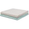 imageDelta Children 100 Organic Jersey Cotton Baby Receiving Blankets for Girls and Boys  30x40 Inches  GOTS Certified Pack of 2 Sea LifeNeutral Boho