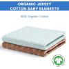 imageDelta Children 100 Organic Jersey Cotton Baby Receiving Blankets for Girls and Boys  30x40 Inches  GOTS Certified Pack of 2 Sea LifeNeutral Boho
