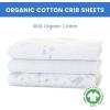 imageDelta Children 100 Organic Jersey Cotton Baby Receiving Blankets for Girls and Boys  30x40 Inches  GOTS Certified Pack of 2 Sea LifeSea Life