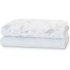 imageDelta Children 100 Organic Jersey Cotton Baby Receiving Blankets for Girls and Boys  30x40 Inches  GOTS Certified Pack of 2 Sea LifeSea Life
