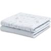 imageDelta Children 100 Organic Jersey Cotton Baby Receiving Blankets for Girls and Boys  30x40 Inches  GOTS Certified Pack of 2 Sea LifeSea Life