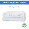 imageDelta Children 100 Organic Jersey Cotton Baby Receiving Blankets for Girls and Boys  30x40 Inches  GOTS Certified Pack of 2 Sea LifeSea Life