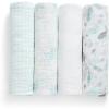 imageDelta Children 100 Organic Jersey Cotton Baby Receiving Blankets for Girls and Boys  30x40 Inches  GOTS Certified Pack of 2 Sea LifeSea Life