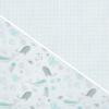 imageDelta Children 100 Organic Jersey Cotton Baby Receiving Blankets for Girls and Boys  30x40 Inches  GOTS Certified Pack of 2 Sea LifeSea Life