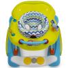 imageDelta Children 4in1 Discover ampamp Play Musical Walker  Features 360 Degree Swivel Seat Rocker and Walker Mode SteptoPlay Music MachineWashable Seat BlueGreenBlueGreen